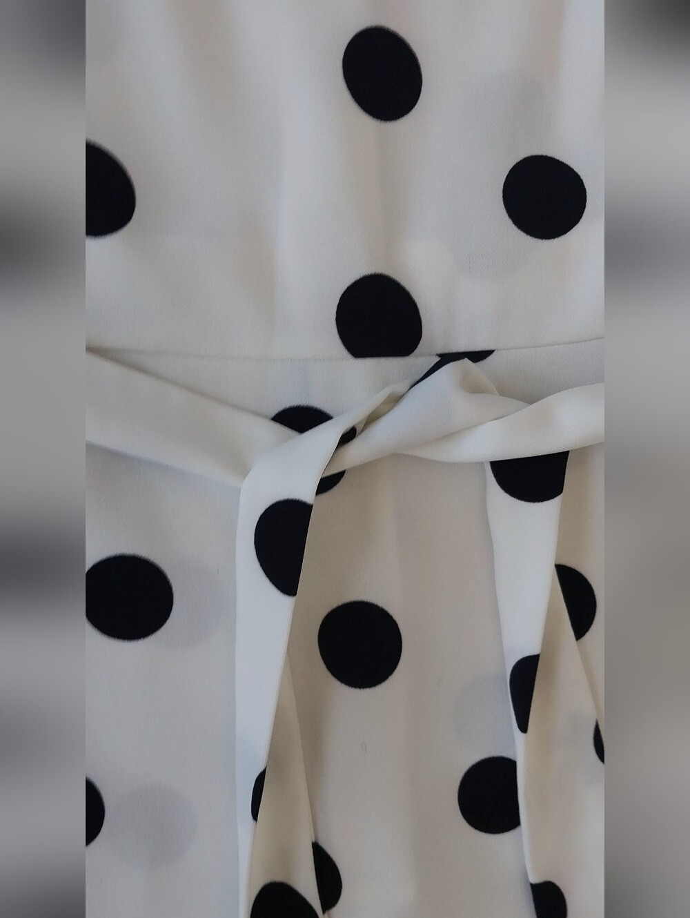 NEW Ann Taylor Factory Polka Dot Halter Midi Dress + Matching Belt Size Sz 8 - Picture 8 of 16